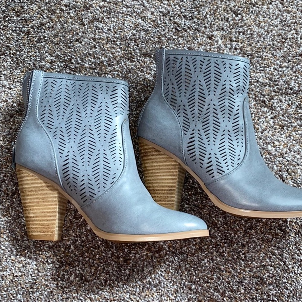 Ankle Block Heel Boots